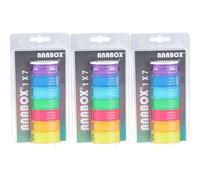 Anabox boîte à médicaments 1x7 couleurs assorties Boîte 3x1 pc(s)