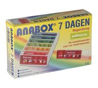 Advys Boîte À Médicaments Anabox Version NL 7x5 Rainbow 1 Pièce