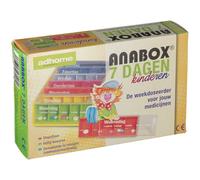 Anabox Boîte À Pilules Pour Enfants 7 Jours Arc-En-Ciel 1 pc(s)