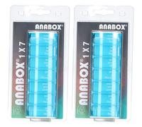 ANABOX Distributeur de médicaments 1x7 Turquoise Accessoire(S) 2x1 pc(s)