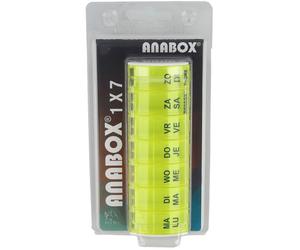 Anabox Pilulier Semaine Jaune 1 Pièce