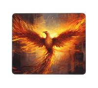 ANABPRMA Fantasy Phoenix Tapis de souris avec bords en caoutchouc pour bureau et jeux, tapis de souris antidérapant avec bords cousus, plusieurs tailles, 10 x 30,5 cm