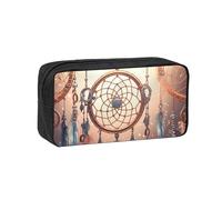 ANABPRMA Grande trousse à crayons Otter en tissu Oxford avec fermeture éclair pour l'école, le bureau, les voyages, Attrape-rêves indien., Taille unique, Pochette à monnaie