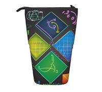 ANABPRMA Last Sun Rays Trousse télescopique réglable avec fermeture éclair Oxford pour l'école et le bureau, Quiz mathématiques, Taille unique, Pochette à monnaie