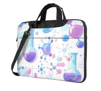 ANABPRMA Sac à bandoulière tendance pour ordinateur portable 13/14/15,6", Chimie Print2, 14 inch