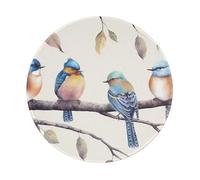 ANABPRMA Tapis de souris en caoutchouc antidérapant avec surface lisse pour bureau et maison Motif oiseaux assis sur une branche 20,3 cm