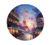 ANABPRMA Tapis de souris en caoutchouc antidérapant avec surface lisse pour bureau et maison Motif Paris Tour Eiffel 20,3 cm