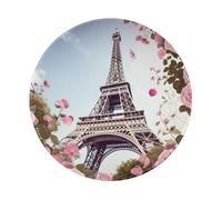 ANABPRMA Tapis de souris en caoutchouc antidérapant avec surface lisse pour bureau et maison Motif Tour Eiffel Paris 20,3 cm