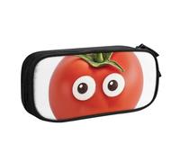ANABPRMA Trousse à crayons « I Love You from My Head Tomatoes » - Grande capacité - Double couche - Avec 2 poches principales zippées - Organiseur multifonction pour l'école, le bureau, les voyages,