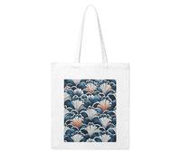 ANABPRMA Wild Goose By The Bridge Sac fourre-tout en toile réutilisable pour femme Grande capacité, Motif chinois, Taille unique