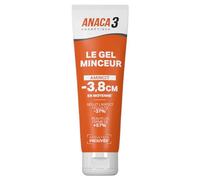 ANACA 3 - Gel Minceur - Triple Action Anticellulite - Amincit & Raffermit La Peau - Caféine, Carnitine & Spiruline - 1 Application/Jour Pendant 6 Semaines - Fabriqué En France - 150ml