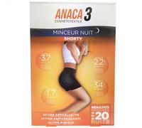 Anaca3 Minceur Nuit Shorty Action Anticellulite Taille Lxl Noir