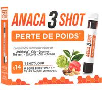 Anaca3 Shot Perte de Poids x 14 - Destockage des graisses - Pharmacie en ligne LaSante.net