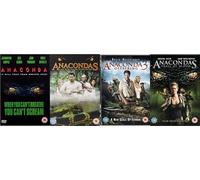 Anaconda 1-4 Complete Collection DVD - Anaconda / Anacondas / Anaconda 3 : Offspring / Anaconda : Trial Of Blood DVD - Anaconda 4 Film Complete Collection DVD