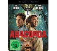 Anaconda (Limitiertes Steelbook, 4K-UHD+Blu-ray) Tom Gormican Paul Rudd