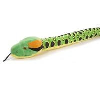 Wild Republic Plush Snake Anaconda, Peluche Serpent, Animal en Peluche 137 cm, Idée Cadeau de Naissance Fille ou Garçon, Jouet Écologique, Rembourré de Bouteilles Recyclées