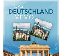 Anaconda Verlag Das Deutschland-Memo: Memo-Spiel mit 40 Spielkarten im Spielkarton