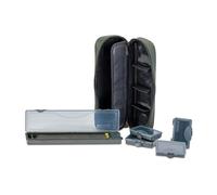 Anaconda Workshop Sac de Transport avec 4 Sacs de pêche et trésor de rig, 36 x 12 x 7 cm, pour Accessoires de pêche et Petites pièces