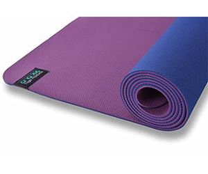 ANADEO YogaProducts Flat Rollable - Coussin de Yoga et Méditation - Prune Bleu - Roulable, Ajustable et Confortable