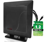 Anadol AXRED AX055 DVBT2 Antenne avec amplificateur 30dBi pour intérieur, antenne DVBT pour récepteur TV, antennes DVB-T DVB-T2, antenne d'intérieur, TV Freenet