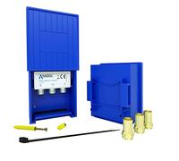 Anadol Interrupteur DiseqC 2.0 2/1 pour antenne parabolique, pour réception de 2 satellites pour 1 participant, boîtier de protection contre les intempéries, HDTV, commutateur LNB + 3 fiches F +