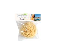 Anaé - Éponge naturelle de la mer Égée en nid d'abeille - solide et durable - 100% naturelle et biologique - Hypoallergénique - pour bébés et adultes - Très Grande Taille 14 à 16 CM