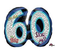 Anagram 4 Oh No It'S My Birthday Ballon en aluminium Multicolore 66 cm