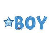 Anagram B-O-Y Ballon en aluminium Multicolore