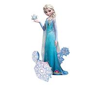 Anagram - BA22023 - Ballon Gonflable la Reine des Neiges Elsa Air Walkers 88 cm h 144 cm, Bleu