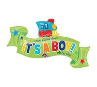 Anagram Ballon en aluminium « Welcome Little One » pour garçon, multicolore, 101,6 cm