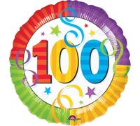 Anagram - Confetti - Ballon en plastique, 100e anniversaire - Film SG37511 (taille unique) (Coloré)