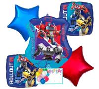 Anagram Fournitures de fête d'anniversaire 6 pièces Transformer's Balloon Bouquet Décorations