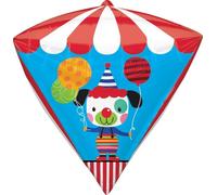 Anagram International 3565801 Ballon d'anniversaire Motif diamondz Multicolore