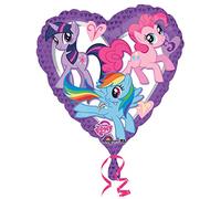 Anagram International My Little Pony Lot de Ballons en Aluminium en Forme de cœur Multicolore 45,7 cm