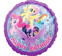 Anagram - Style de cercle - Ballon en plastique "My Little Pony", Happy Birthday SG16923 (18in) (Coloré)