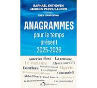 Anagrammes pour le temps présent 2025-2026