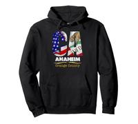 Anaheim, Californie CA, Ville Populaire Authentique, Sweat à Capuche