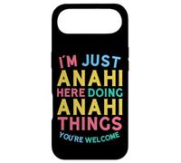 Anahi est en Train de Faire des Choses avec Anahi Nom Amusant d'Anahi Coque pour iPhone Air