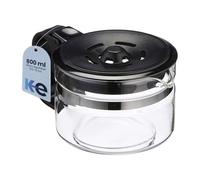 Anakel Home Carafe à café goutte à goutte universelle compatible avec cafetière américaine ou électrique | verre, couvercle anti-goutte, hauteur réglable 10,5-13 cm