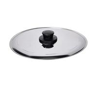 Anakel Home Couvercle Rotatif pour Omelette en Acier Inoxydable avec Bouton Anti-brûlure | Ø30 cm, Multi-usages, Passe au lave-vaisselle