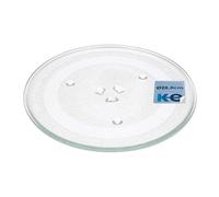 Anakel Home Plateau Tournant pour Micro-ondes avec 3 Languettes, Diamètre extérieur 28,8 cm | Verre renforcé longue durée, Universel, Système Antidérapant
