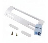 Anakel Home Poignée de réfrigérateur universelle pour réfrigérateurs blancs | Longueur de la poignée 16 cm avec garniture incluse