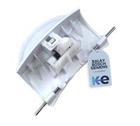Anakel Home Serrure de porte pour machine à laver 00483087 compatible avec Bosch, Balay, Siemens | Poignée de lave-linge complète 00418346, couleur blanche
