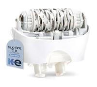 Anakel Home Tête d'épilation de Rechange 81533164 Compatible avec Braun Silkepil 7, Silkepil 9, Xpressive et SensoSmart, Tête Extra Large, Couleur Blanche