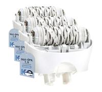 Anakel Home Tête d'épilation de Rechange 81533164 Compatible avec Braun Silkepil 7, Silkepil 9, Xpressive et SensoSmart, Tête Extra Large, Couleur Blanche (Lot de 3)