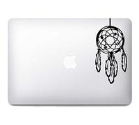 Anakiss Sticker pour macbook Attrape Rêves Noir Taille Unique