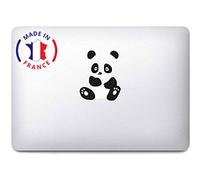 Anakiss Stickers pour Macbook Panda Noir Taille Unique Autocollant