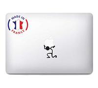 Anakiss Stickers pour Macbook Porte Pomme Noir Taille Unique Autocollant
