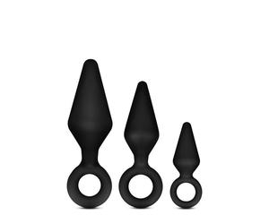 Anal Adventures Platinum - Assortiment de plugs anaux en silicone