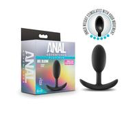 Anal Adventures Platinum - plug anal moyen - silicone noir